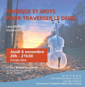 Lire la suite à propos de l’article Concert-Lecture « Musique et mots pour traverser le deuil » par Lara Maulny | Nantes